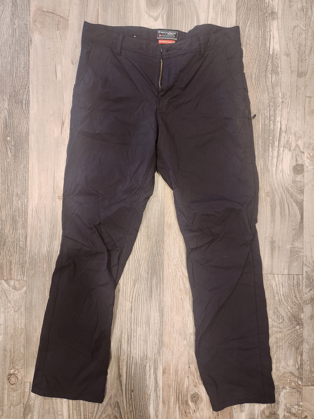 Men's Black Stretch Work Pants